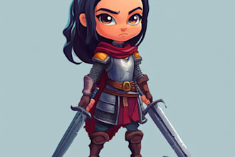 create high quality 2d characters for your mobile game