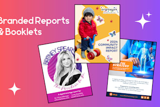 create a dynamic, branded annual report or booklet