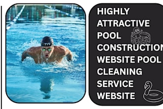 do swimming pool website pool construction website pool cleaning service website