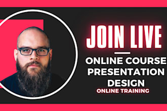 design powerpoint presentation google slides template for online training course