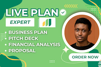 create a liveplan business financial forecast with liveplan