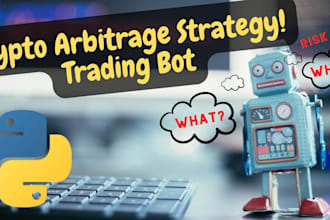 create arbitrage crypto arbitrage trading robot using algorithm trading strategy
