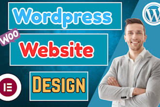 create e commerce and blog site with wordpress design