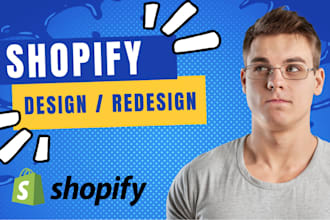 design, redesign, clone your shopify website and branded ecommerce store