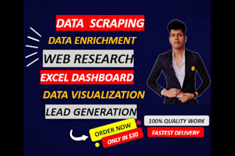 do data enrichment, lead generation, and web scraping