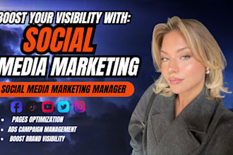 do social media content creator instagram post facebook ads marketing manager