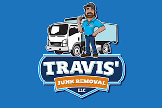 design stylish improving junk removal logo