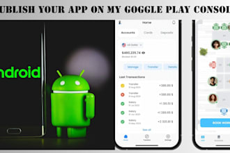 publish upload  android app flutter ios on my old google playstore or appstore