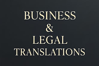 translate legal and business documents with ai and manual review