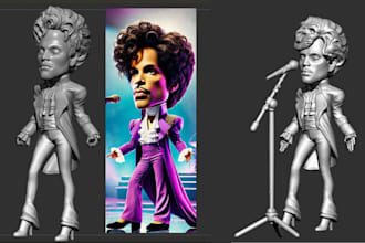 3d sculpting, figurine, action figure, 3d toy, 3d bust stl file for 3d printing