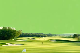 design 3d golf course, holes, mini green golf render, sport arena visualization