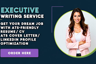provide an ats professional resume writing service