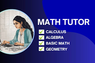 be online math tutor for algebra and calculus