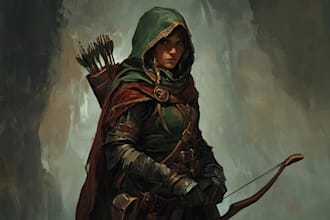 draw your dnd character art commission