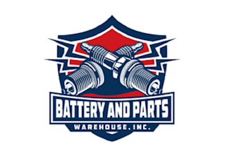 make awesome battery and auto parts retailer logo
