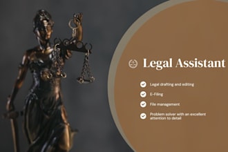 provide virtual legal and executive virtual assistance