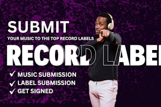 submit your demo music to top record labels manager to get signed