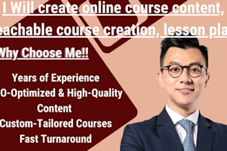 create online course content, teachable course creation, lesson plan