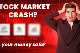 design viral finance youtube thumbnails