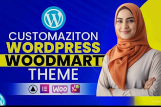built online store  with woocommerce using the woodmart wordpress theme