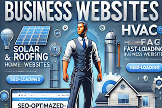 design lead generating website for solar, roofing, hvac home remodeling