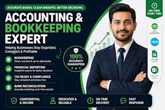 do quickbooks bookkeeping, cleanup, and financial reports