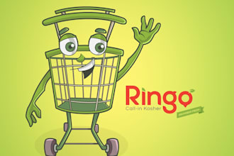 design ring go characters logo
