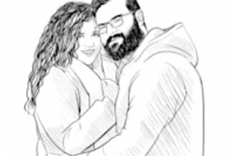 do digital caricature from your photo