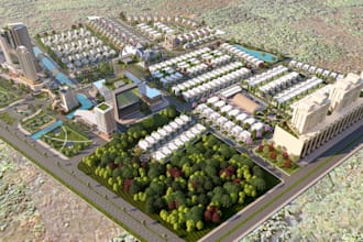 site plans, masterplans, urban planning and animation videos of complete project