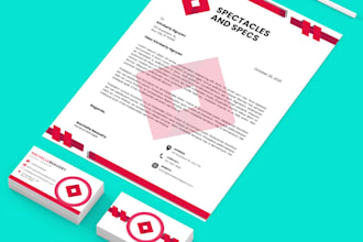design a minimalist, corporate letterhead with ms word format