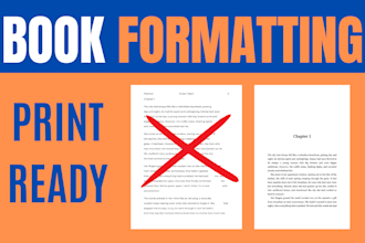 format your fiction novel