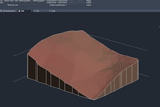 make your 3d land revit and autocad model