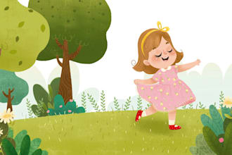 illustrate children storybook illustration children book story book