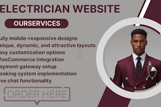 build  a website focused on cleaning  handyman  roofing electrician plumbing