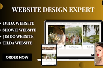 do jimdo website redesign, jimdo website design, showit duda tilda wix website