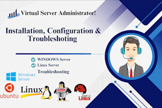 be your linux, unix virtual server administrator or system admin
