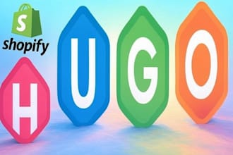 create a fast SEO optimized hugo shopify starter ecommerce store
