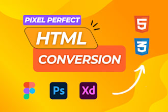 do figma to html css, psd to html or any design to html css