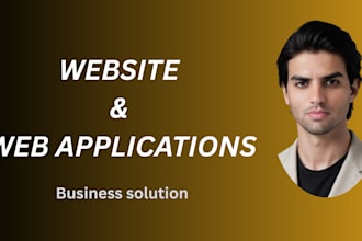 build a responsive website with admin panel, web app