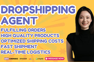 be dropshipping agent processe shopify order 24h delivery