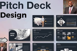 design, redesign powerpoint presentation, business, medical, pitch desk creation