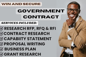 write and win government contract, bid proposal, grant writing, rfp, rfq, rfi