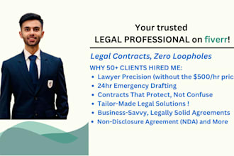 expertly draft and review airtight contracts in 24 hours