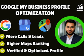 setup verify and optimize google business profile for gmb and local seo citation