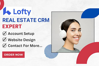 set up lofty automation lofty crm kv core website rei reply follow up boss