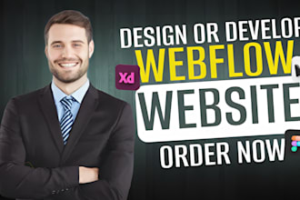 do responsive webflow landing page, webflow development, clone webflow website