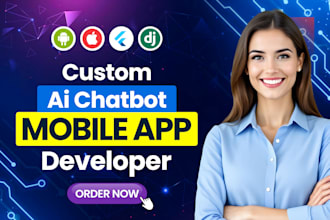 ai mobile app development, ai saas, ai chatbot, or custom mobile app