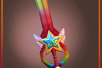 create a 3d low poly model