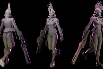 sculpt high quality 3d model for printing