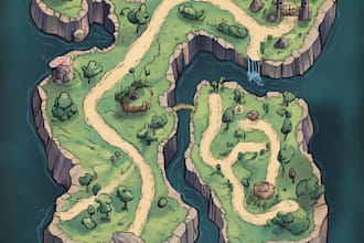do cartography dnd fantasy world map
